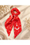 Moon Star Pattern Bowknot Rubber Buckle Long Ribbon Women's Children's Dd883 Flag - 2