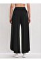 Women's high waist elastic front cross detailed sandy pants - 2