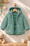 New Season Wind and Rain Resistant Two-Color Hooded Unisex Children's Winter Coat with Pockets - 2