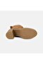 Women's Tan Rubber Detailed Heeled Suede Chelsea Boots - 4
