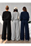 Women's 3-Piece Winter Warm Tracksuit Set Black Gray Navy Blue - 3