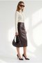 Women's Ecru Pleated Detailed Buttoned Knitwear Sweater Kzk-19001172 - 4