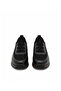 Genuine Leather Men's Sneaker Shoes Z658 Black Leather+Black Knitting - 3