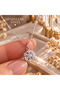Silver Color Snowflake Detailed Anti-Allergic Steel Necklace