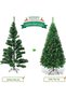 Artificial Christmas Tree 5FT 600 Tips Xmas Tree With Sturdy Metal Stand – Easy Assembly Artificial PVC Christmas Tree for Home, Office, Party,New Year Christmas Decorations (1.5M) - 5