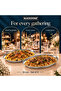 Stainless Steel Deep Oval Serving Tray 528.88*15%0cm, Stackable Food Serving Platters, Dishwasher Safe, Silver, Set of 2 - 6