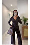 Kinna Brown V-Neck Cashmere Knitwear - 3