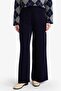 Basic Knitwear Trousers with Elastic Waist and Pockets D7511Ax25Wn - 3