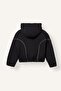 Piping Hooded Bomber Coat for Girls I1204A826Au - 2