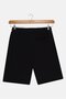 Kids Boy Brand Logo Basic Shorts, Black - 3