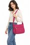 Women's Waterproof Multi-Compartment Adjustable Strap Lightweight Shoulder and Crossbody Bag 4110 Claret Red - 3