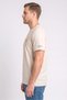 Men Crew Neck Short Sleeve Graphic Print T-Shirt, Light Stone - 3