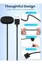 USB Charging Cable Compatible with Google Fitbit Air, 3.3ft/1m Reinforced Replacement Charging Cable, Portable USB Charging Accessory, Black - 6
