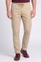 Men Regular Fit Plain Chino Pants, Beige