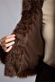 Regular Fit High Collar Faux Fur Jacket I0270Ax26Wn - 6