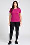 Women Regular Fit Short Sleeve Running T-Shirt, Purple - 2
