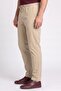 Men Regular Fit Plain Chino Pants, Beige - 3