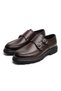 Men's Casual Classic Double Buckle Patent Leather Poly Sole Shoes - 5