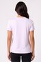 Women Relaxed Fit Short Sleeve Training T-Shirt, Lilac - 4