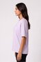 Women Relaxed Fit Short Sleeve Training T-Shirt, Purple - 3