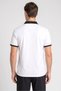 Men Sportswear Fit Short Sleeve Golf Polo Shirt, White - 4