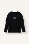 Nba Back Printed Oversize Crew Neck Sweatshirt I1552Ax26Wn - 7