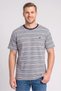 Men Crew Neck Short Sleeve Stripe T-Shirt, Multicolor