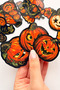 Halloween Pumpkin Themed 20-Piece Sticker Pack Laptop Thermos Phone Sticker Set - 4