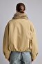 Oversized Shawl Collar Fur Detailed Buttoned Gabardine Coat I2775Ax26Wn - 7