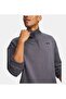 Ua Armour Fleece 1/4 Zip Castlerock / / Black Men's 6017114-025 - 3