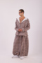 Men's Brown Plaid Loose Suit