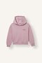 Hooded Chest Printed Soft Fleece Inside Thick Sweatshirt for Girls I7536A826Wn