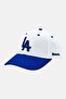 Men Embroidered Logo Velcro Closure Cap, Multicolor