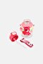 Pixar Lotso Textured Water Bottle With Detachable Strap, Multicolor - 3