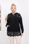 Plus Size Embroidered Modal Fabric Cardigan - 6
