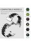 Metal Bands For Samsung Galaxy Watch 7 6 5 4 FE 40mm 44mm 45mm/Galaxy Watch 6 4 Classic 43mm 47mm 42mm 46mm/Active 2/Watch 3 41mm, No Gap Stainless Steel Strap for Women Men - 2