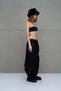 Black Semi-Transparent Tasseled Midi Skirt 18170 - 6