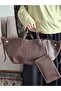 Thick Leather Large Volume Puppy Wallet Design Bag Suitable for Use in 2 Different Sizes - 7