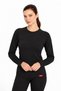 Women's Premium Heated Warm Round Neck Long Sleeve Thermal Top Undergarment