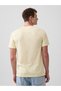 V-Frch Mini Logo Tee Men's Yellow T-Shirt 799323010 - 4