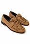 Women's Beige Suede Daily Soft Leather Loafer Pm91