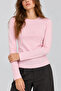 Pink Long Sleeve Basic T-Shirt - Blouse - - 3