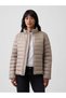 V-Frch Logo Lw Puffer Jkt Women's Beige Coat 910106003 - 2