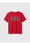 V-Bas Ss Logo Tee Kids Red T-Shirt 708370000