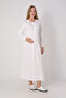 Maternity Nightgown and Robe Set – Winter Maternity Set, Thick Robe and Viscose Nightgown with 4 Buttons - 4