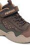 Pp-1388 2124 Booties for Boys, Brown Lace-Up Casual Sports Boots Shoes - 4