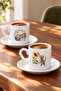 4-Piece Cute Cats Turkish Coffee Cup Set – Model2 - 2