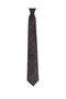 Black Patterned Gray Silk Tie – 8 cm Wide - 6