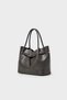 Belt-Detained Hand and Shoulder Bag-Anthracite - 2