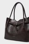 Belt-Detailed Hand and Shoulder Bag-Brown - 4